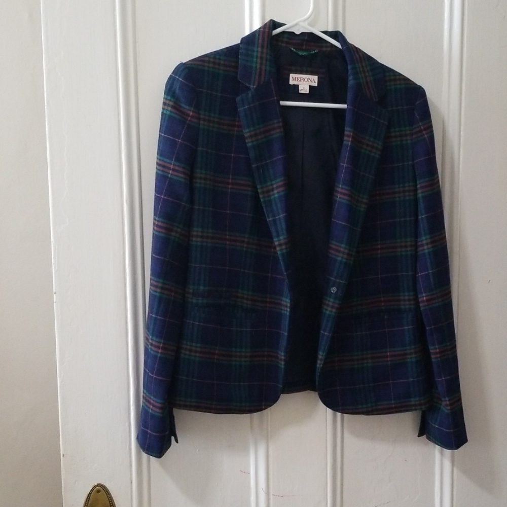 Merona plaid blazer